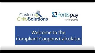 Fortis + Custom ChiroSolutions | New Feature: ChiroCalculator