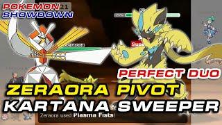 ZERAORA AND KARTANA IS PERFECT DOU IN NATIONDEX | Pokemon Showdown |