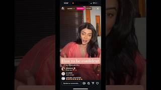 Sushmita Sen answers how to be confident on LIVE INSTAGRAM