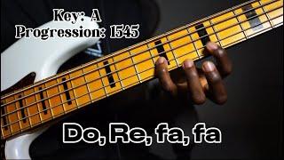 Seben Bass Lesson | 1545 | How to play sebene |