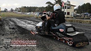 WORLD RECORD Ski Doo Pro Stock 800 Iantomasi snowmobile drag race finals Ohio Snow Bash 2019 Racing