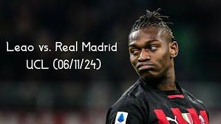 Rafael Leão vs Real Madrid - UCL - 08 - Nov - 24