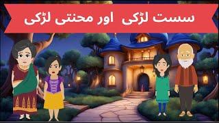 سست لڑکی | Lazy Girl Story in Urdu/Hindi | Fairy Tales  @ScoobyDooby.