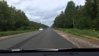 Витебск - Псков / Vitebsk {Belarus} - Pskov {Russia} 20/07/2014 (timelapse 4x)