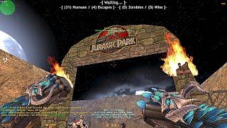 Counter-Strike 1.6: Zombie Escape - ze_JURASSICPARK_v2 on LSGamerZ