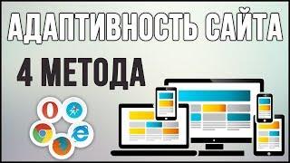 ТОП 4 СПОСОБОВ АДАПТАЦИИ САЙТА ПОД МОБИЛЬНЫЕ УСТРОЙСТВА