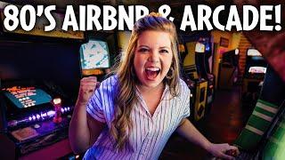 80s themed Airbnb with 125 Arcade games!