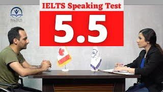 IELTS Speaking Test band score of 5.5 with feedback 2023