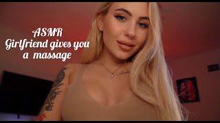 ASMR Girlfriend gives you massage ~ Personal attention ~ Positive vibes