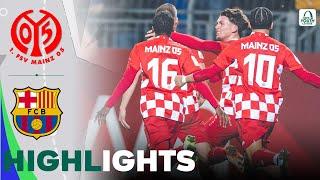 Barcelona vs Mainz 05 | Highlights & Penalty Shootout | UEFA Youth League Play-off 06-02-2024