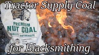 Tractor Supply Coal - Does it work? Blacksmithing | Iron Wolf Industrial