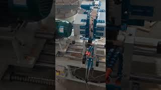 Automatic machine for wood product - double end deep hole drilling