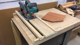 How to Make  a Circular Saw CrossCut Jig