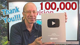 100K Subscribers! Unboxing the Silver Play Button!     #LampoFilm