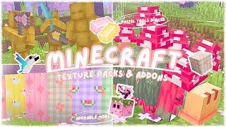 7 NEW Minecraft pe 1.20+ addons/texture packs  (cute birds, fairy allay + much more)