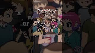 POV: the "all men are the same" meets the "all pretty girls are evil" #scottpilgrimtakesoff #anime