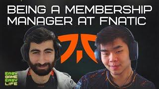 Inside the World of Esports: Interview with FNATIC Adrian, Membership Manager