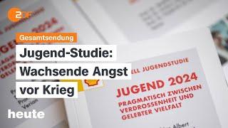 heute 19:00 Uhr vom 15.10.24: Shell Jugend-Studie 2024, US-Wahlkampf, Gewässerzustand alarmierend