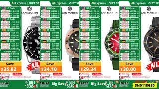 Aliexpress discount coupons Wristwatches promo codes and coupons Quality watch store Aliexpress