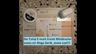 Der Colop E-mark Greate SOOOO EIN COOLER Minidrucker, ich bin begeistert