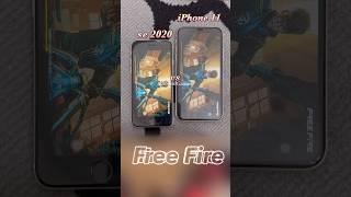 iPhone 11 vs iPhone se 2020 - open Free Fire