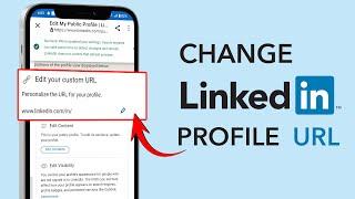 How To Change LinkedIn Profile URL On Mobile?