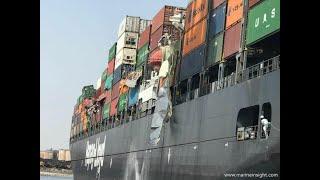 SAPT  Containers Being Retrieved After Karachi Ship Collision karachi 2018