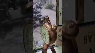 Tripod Clock metal+Wooden #woodworking #wallclock  #clock #youtubeshorts #youtube #justforyou #sell