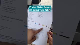 Printing Reports HP Smart Tank 725