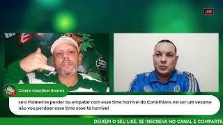 #LIVE- INTERVALO PALMEIRAS 0 X 0 CORINTHIANS, TOMAR SUFOCO DO FRACO CORINTHIANS?