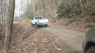 7.3 Powerstroke Driving up Tatham Gap Ford F350 & Mazda 626