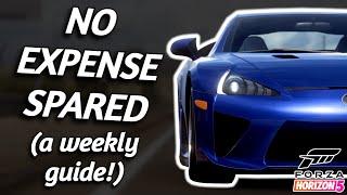 HOW TO COMPLETE "No Expense Spared" | Forza Horizon 5 Weekly Forzathon Challenge Guide