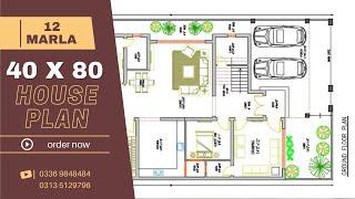 40x80 best house plan design | 40x80 modern house plan with 4 bedroom -Plan#166