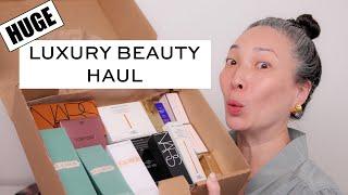 LUXURY BEAUTY HAUL - Try It On With Me!