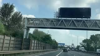 Driving from M6 J10 Walsall to M6 J9 Wednesbury North 26th February 2024