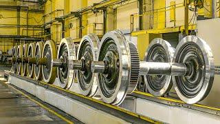 Heavy Duty Railway Wheel Production - Tyres Retreading Process & Supercars Manufacturing Technology