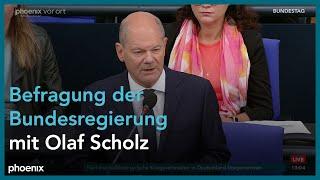 180. Sitzung | Regierungsbefragung mit Kanzler Olaf Scholz | Bundestag