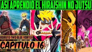 INICIA EL COMBATE CONTRA LOS SHINJUS EN LA ARENA - CAPÍTULO 16 BORUTO TWO BLUE VORTEX - RESUMEN