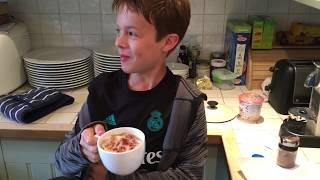 Charlie aged 10 with the Sage Creatista Plus coffee machine