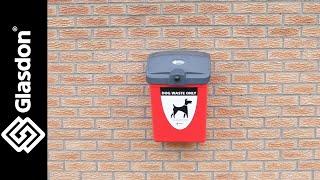 Glasdon UK | Wall Mounted Fixing Demonstration | Fido 25™ Dog Waste Bin