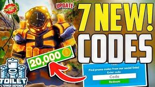 ️UPDATE! CODES️TOILET TOWER DEFENSE ROBLOX CODES 2024 -TOILET TOWER DEFENSE CODES