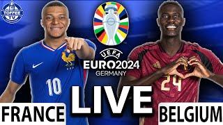 FRANCE 1-0 BELGIUM LIVE | ROUND OF 16 | EURO 2024