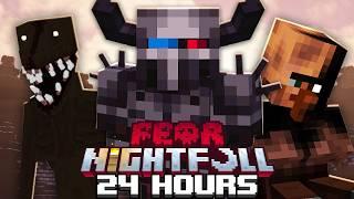 I Survived 24 Hours in FEAR NIGHTFALL in Minecraft