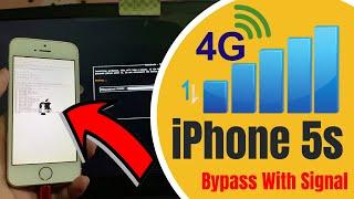  iPhone 5s iCloud Activation Lock Bypass With Signal No Signal/ iPhone 5s iOS 12.5.7 Bypass Signal