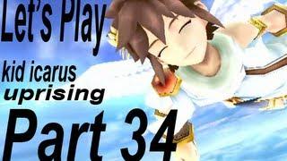 Kid Icarus Uprising 3DS Walkthrough - Part 34 (Chapter 22 Scorched Feathers)