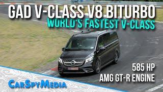 Mercedes-AMG V8 Biturbo 585HP Worlds Fastest V-Class from GAD-Motors Caught Testing At Nürburgring
