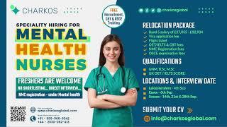 Free Nursing Jobs in UK - Specialty Mental Health Nurse