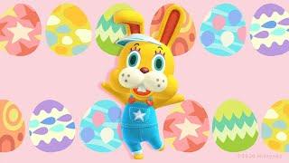 Griffin is Hunting the Easter Bunny in Animal Crossing: New Horizons