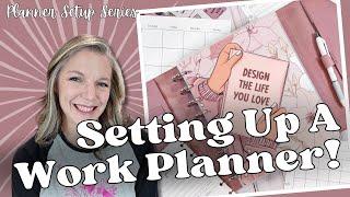 Setting Up My Work Planner || 2025 Planner Setup || Block Layout Inspiration