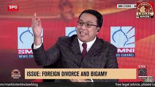 FOREIGN DIVORCE AND BIGAMY explained by Kuya Mark Tolentino